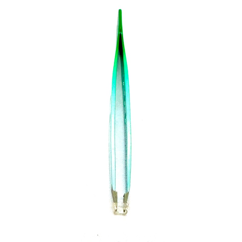 Präzisions-Pinzette, 9,5 cm, Metallic-Grün, Hochpräzise, aus Solingenstahl