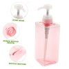 ABOOFAN Square Liquid Pump Dispenser Bottle for Shampoo Body Wash