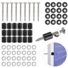 HanTof 43 Set (172Pcs) Pegboard Mounting spacers and Screws Kit,