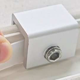 Standard Window Frame Security Lock & Stopper Small Security Device 3ea