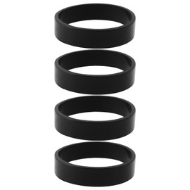 Micro Traders 4Pcs Diesel Traction Tire Washers Diesel Engine Tire Rubber Ring Compatible with Lionel O-Type Diesel Engine and Steam Engine with 1" 0R 7/8" Wheels 21x19x5mm