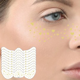 Glitter Freckles Face Stickers | Waterproof Face Stickers for Women - 10X Makeup Speckles Glitter Sticker, Face Temporary Sticker, Cute Glitter Makeup Accessories for Dancer Costume