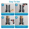 4 PCS Adjustable Deck Post Anchor Base Brackets Fit 1.5x1.5,2x2,2x4,4x4