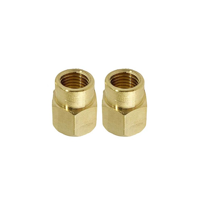 1/4" BSP to 1/2" BSP Female Thread Brass Reducer Connector