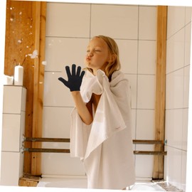 MERRYHAPY 10pcs Bath Exfoliating Gloves Five-finger Body Scrubber for Deep Cleaning for Shower and Bathing and Lightweight Exfoliating Mitts