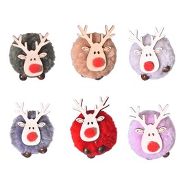 Christmas Ornament, Plush Set, 6-piece Set, Cute, Reindeer, Christmas Tree, Interior, Gift, Fashionable, Christmas Ornament