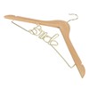 Wedding Hanger Anti Slip Wooden Clothes Hanger Iron Clothing Hanger
