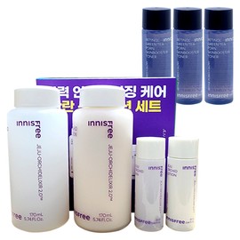 Innisfree Orchid 2-Piece Set + Retinol Green Tea PDRN Skin Booster Toner 25ml x 3 / 이니스프리 한란 2종세트+레티놀 그린티 PDRN 스킨부스터 토너 25mlx3개