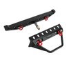 RC Crawler Bumper Black Front and Rear Bumper with Winch