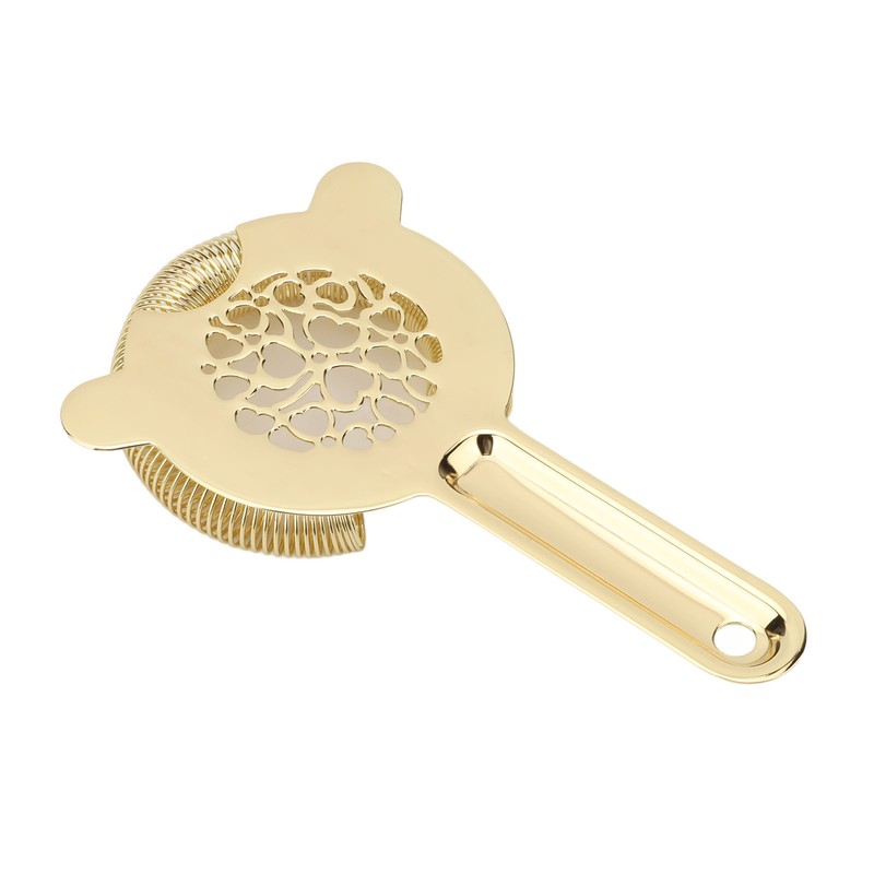 Cocktail Strainer Stainless Steel Gorgeous Glossy Bartending Ice Strainer for