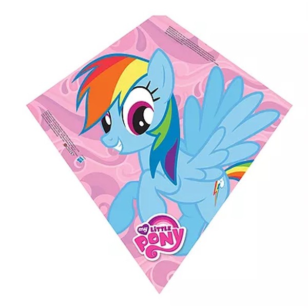 X-Kites Sky Diamond 23'' Poly Diamond Kite with Skytails Handle & Line Included! (My Little Pony)