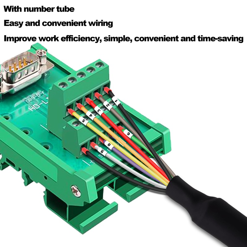 CybNemo DB9 Male Connector RS232 RS485 9 Pin Serial Port