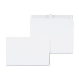 Staples Self Seal Greeting Card Envelopes, 5.75" x 8.75", White Wove, 100/Box