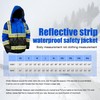 TOKISHI High Visibility Hoodie For Men Reflective Safety Jacket Zipper
