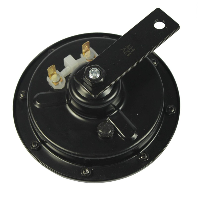 JDMSPEED New Two Black Super Loud Electric Blast Tone Horn