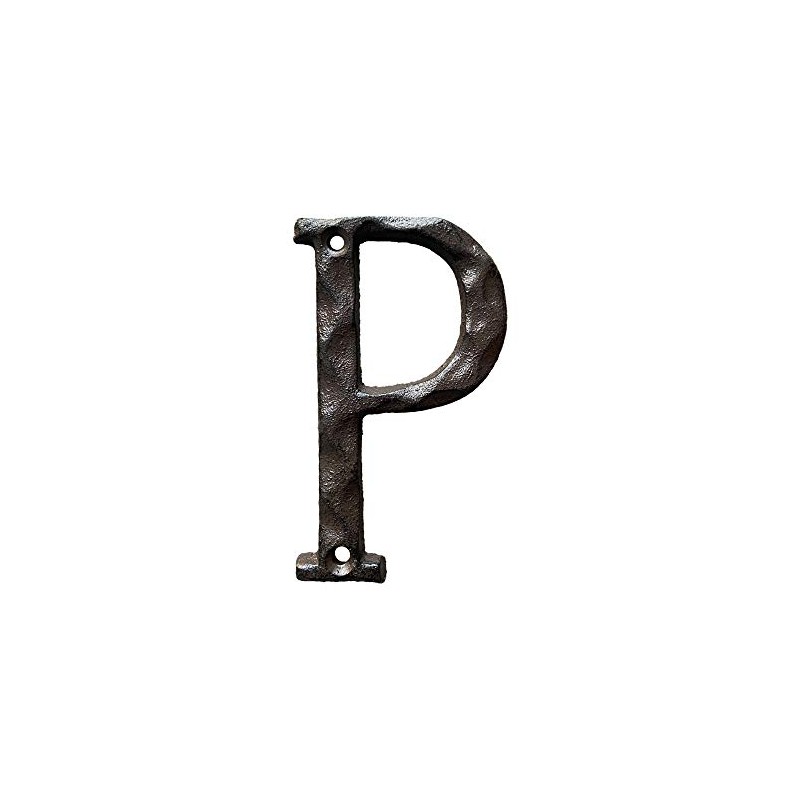 5 Inch House Letters, Rustic Cast Iron Metal Home Address
