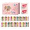 Set De Bálsamo Labial De 12 Sabores, 36 Unidades, Hidratante