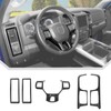 JeCar 5pcs Carbon Fiber Interior Trim Kit for 2012-2017 Dodge