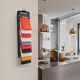 Can Cooler Hanger Can Cooler Organizer Wall Mounted for Easy Display and Access, Hang Up to 22 Coolers, Beer Can Sleeves Storage Organizer, Can Cooler Dispenser for Home, Cool Stuff Gift for Men