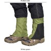 EMUKOEP Waterproof Ankle Gaiters Low Adjustable Protective Shoe Covers for