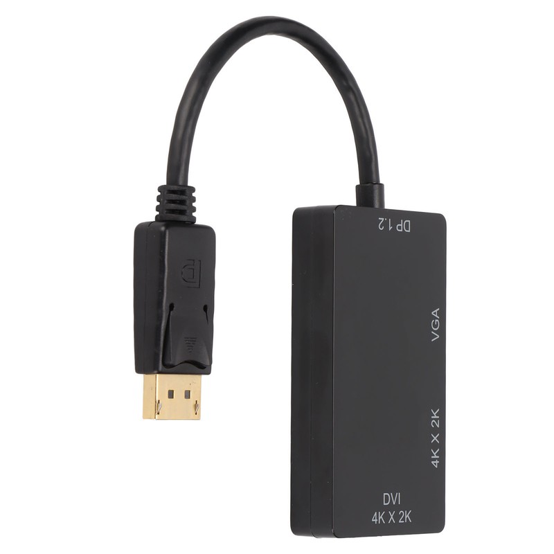 DisplayPort to VGA Video Adapter 3 in 1 Portable DP