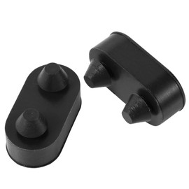 2pcs Hood Latch to Fender Bumpers Stop, Rubber Hood to Fender Grommets Bumper Cushion Pad Accessories Adapter Part Compatible with YJ/TJ 1987-2006, OE: 4007541