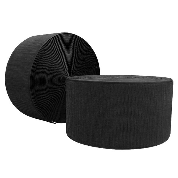 Velcro 6" Inch Wide Black Hook and Loop - Sew