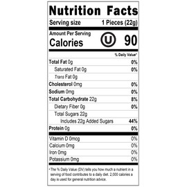 Rock Candy Lollipops Pops Candy Suckers, Color and Flavor Assortment, Individually Wrapped, 6.5" (White, 6-Pack)