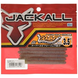 JACKALL Worm Yami 500 3.5 Inch Genga Blue Flake
