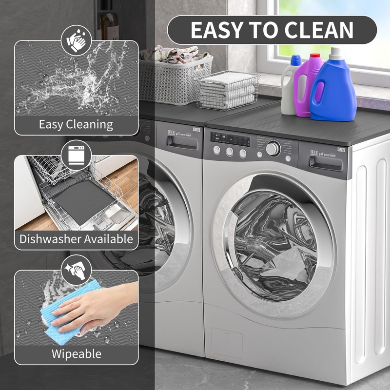 ME.FAN Washer and Dryer Covers for the Top, 2PCS 25.6''x
