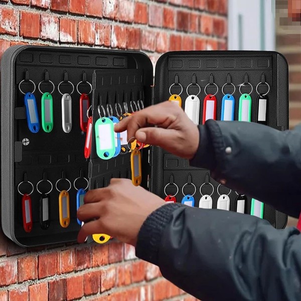 Unbranded 48Key Cabinet Wall Mount with Code Locking Key Organizer