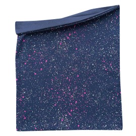 Wollhuhn 20240201 Children's Long Loop Maxi Neck Warmer / Slip-On Scarf Extra Long Boys / Girls Many Designs, Galaxy Red