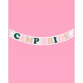 xo, Fetti Camp Bride Fringe Banner – Fieltro, 5 pies | Decoración de despedida de soltera, Campamento Bride Bach, Regalo de dama de honor, Suministros de despedida de soltera, telón de fondo de