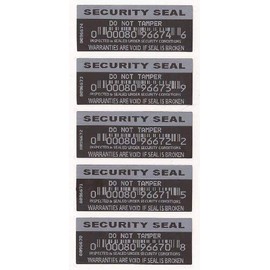 100 x Security Labels Stickers Security Seal Do Not Tamper Warranties are Void if Seal is Broken