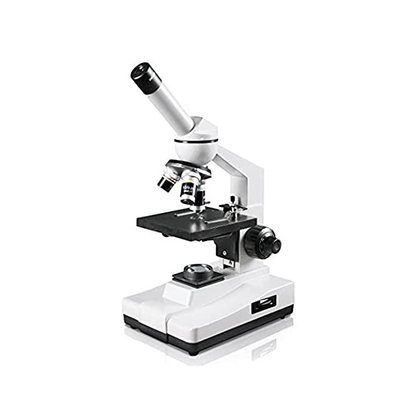 Vision Scientific VME0007-RC Monocular Compound Microscope, 10x WF, 25WF Eyepiece