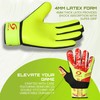 SPORIA Youth Goalie Gloves (Fluorescent Yellow, 7)