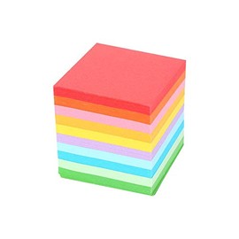 Papel de origami, 520 piezas, 10 colores, papel plegable cuadrado, doble cara, hojas de artesanía de origami, grúa, 5x5 cm
