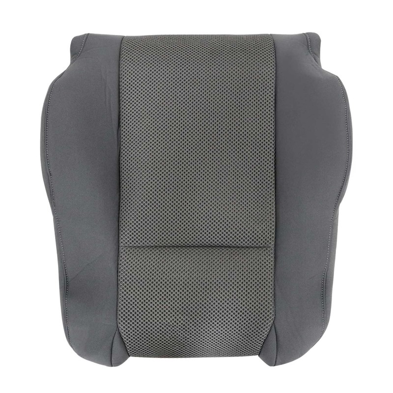 NLQR Front Passenger Back Replacement Seat Cover Cloth Gray Compatible