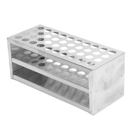 Test Tube Holder 304 Stainless Steel Test Tube Holder Rack for Laboratory and Studio 14mm 40 Holes