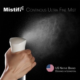 Mistifi Spray Plastic Bottle for Hair, Ultra Fine Mist, Water Mister for Hairstyling, Cleaning, Plants, Pets cleaning 12oz/350ml, clear bottle