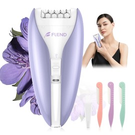 Epilator for Women, Silent Facial Hair Removal Device, Smooth Glide Tech 2 Speeds & 36 Tweezers Gentle Efficient Hair Removal Cordless Epilators for Face Legs Arms Bikini
