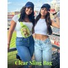 BOSTANTEN Clear Bag for Stadium Events, Baseball Sling Bag, Crossbody