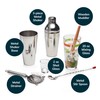 Libbey Mixology Bartender Kit , 9 Piece Cocktail Shaker Set