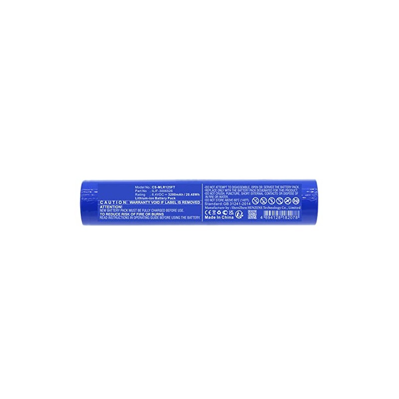 Henhaoro Battery for Maglite ML125 ML150LR ML150LRX ILIF-3006526