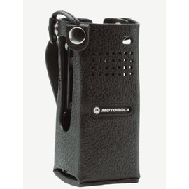 Motorola Solutions PMLN7903, PMLN7903A OEM Radio Carry Holder, Leather, 3" Belt Loop. Compatible with APX 6000 and APX8000 radios.