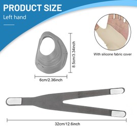 Splint Finger Protection Sports Thumb Protection Metal Support Wrist Bandage Adjustable Thumb Bandage Thumb Splint for Broken Sprained Arthritis Tendonitis Swollen Fingers (R)