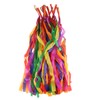 LUOEM Rainbow Ribbon Dance Band Runners Coloured Band Rod for