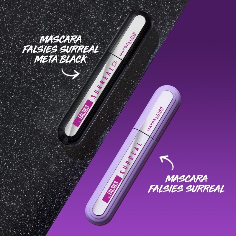 Maybelline New York Mascara with False Eyelash Effect, Hybrid Fibre