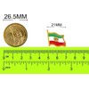 12Pcs Iran Persia Flag Lapel pins Bulk Metal Persian Iranian