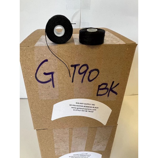 Galaxy Supply Inc. Bobbins Style "G" Black/White - Tex 90